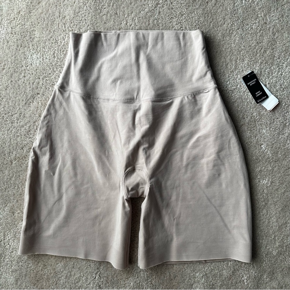 la Vie en Rose Seamless Sculpt Tan High-Waisted Shorts